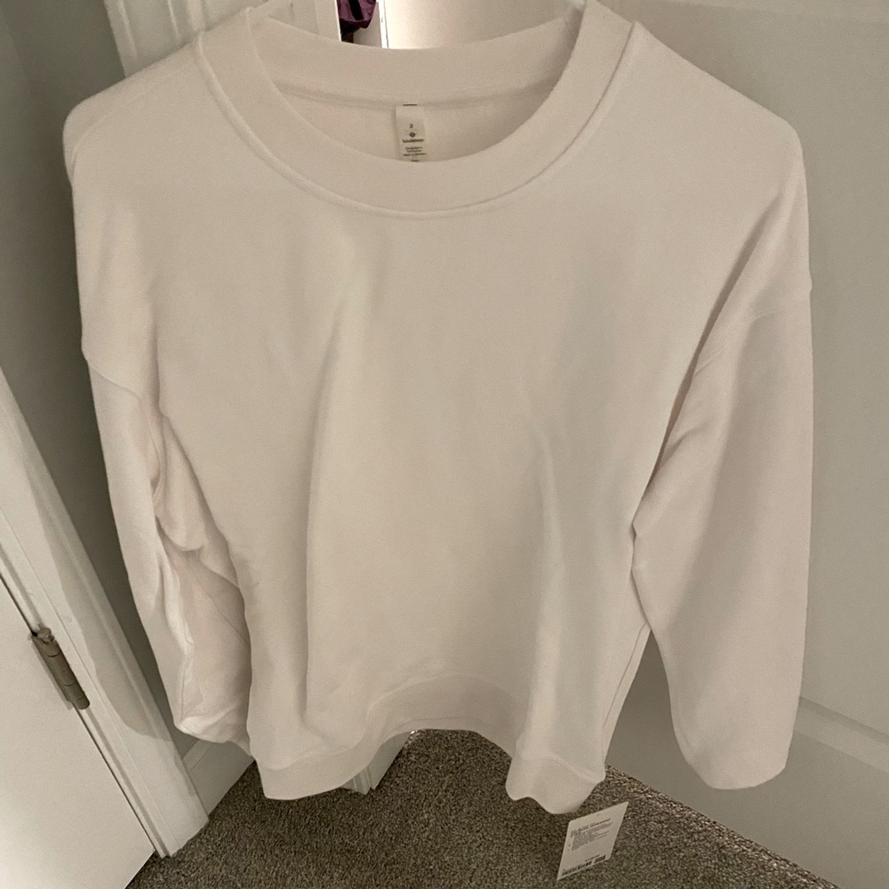 Lululemon perfectly oversized crew. New with tags!